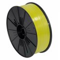 Bsc Preferred 5/32'' x 7000' Yellow Plastic Twist Tie Spool S-568Y